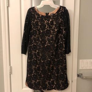 Women’s Black and Gold Vince Camuto dress size 10